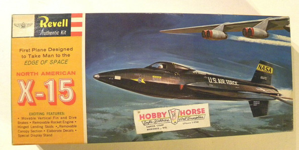 RESALE SHOP - REVELL North American X-15 1:64 Aircraft Model Kit c1994 Sealed-READ - PAER-112-H-164-NOB7961