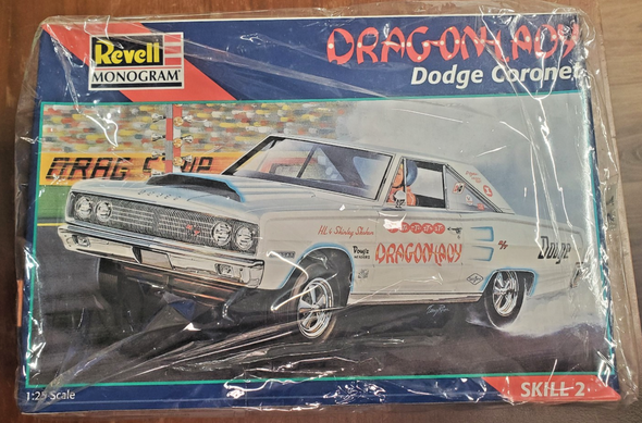 RESALE SHOP - Revell Dragon Lady Dodge Coronet 1:25 Scale Model - PAER-857632-NOB1187