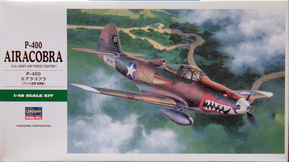 RESALE SHOP - HASEGAWA P-400 Airacobra Air Force Fighter 1:48 Airplane Model Kit - PAER-HAGA-JT92-NOB7821