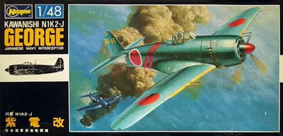RESALE SHOP - HASEGAWA Kawanishi N1K2-J George Japanese IJN Interceptor 1:48 Model Plane Kit - PAER-HAGAU002700-NS8005