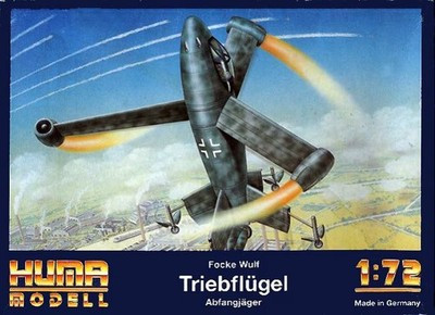 RESALE SHOP - HUMA Focke Wulf Triebflugel Abfangjager 1:72 Model Aircraft Kit 2003 Sealed-READ - PAER-HUMA3502-U8003