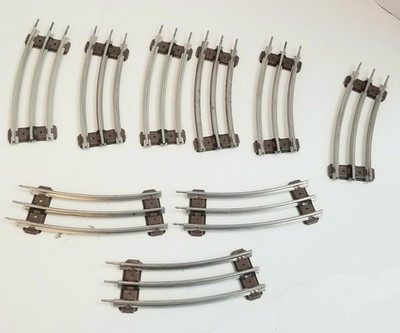 RESALE SHOP - Lionel O27 Half Curved Track (9) - RIOR-6-65014(9)-U4949