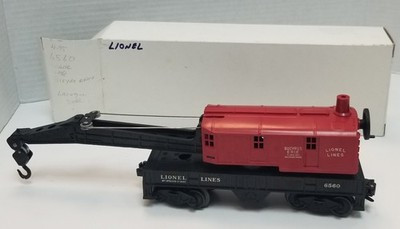 RESALE SHOP - Lionel O Scale Bucyus Erie Class 250 Railroad Crane #6560 - RIOR-6560--U4886