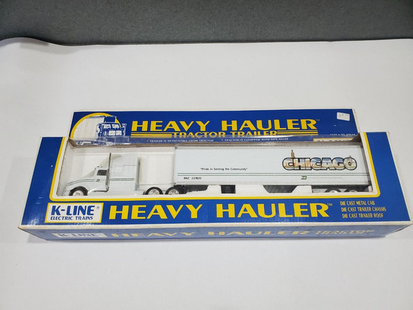 RESALE SHOP - K-Line K-810903 Burlington Chicago Heavy Hauler Die Cast Metal - RIOR-810903-NOB4892