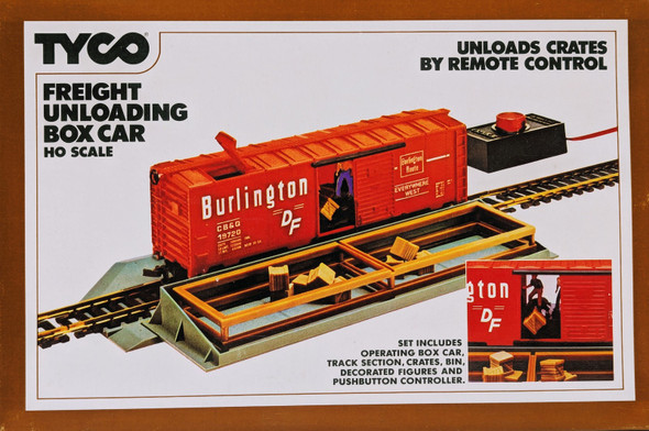 RESALE SHOP - Tyco Freight Unloading Box Car #930 - RIOR-930-U4977