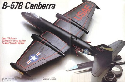 RESALE SHOP - Testors B-57B Canberra 1:72 Model Aircraft Kit c1985 Sealed-READ - RSTY-110-698-U7946