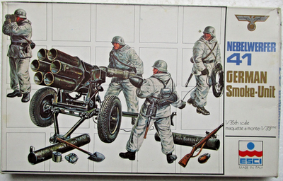 RESALE SHOP - ESCI Nebelwerfer 41 German Smoke-Unit 1:35 Cannon Model Kit c1978 Sealed-READ - RSTY-ESCI5001-U8047
