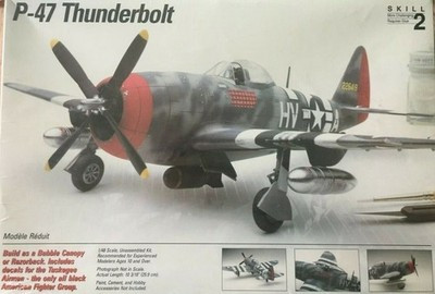 RESALE SHOP - Testors WWII P-47 Thunderbolt 1:48 Airplane Model Kit c2000 Sealed-READ - STORE-110-520-U7883