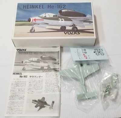 RESALE SHOP - VOLKS RESIN Heinkel He-162 Airplane Model Kit (Japan) Vintage RARE - STORE-VOLK-1-NOB7873
