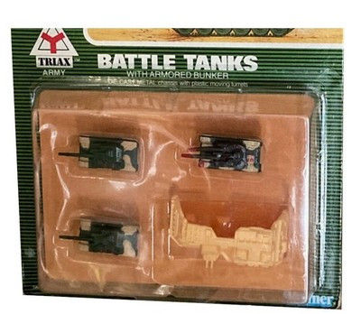 RESALE SHOP - KENNER Mega Force Army Battle Tanks w/Armored Tan Bunker Set c1989 Sealed - RSTY-KEN5010T-U8060