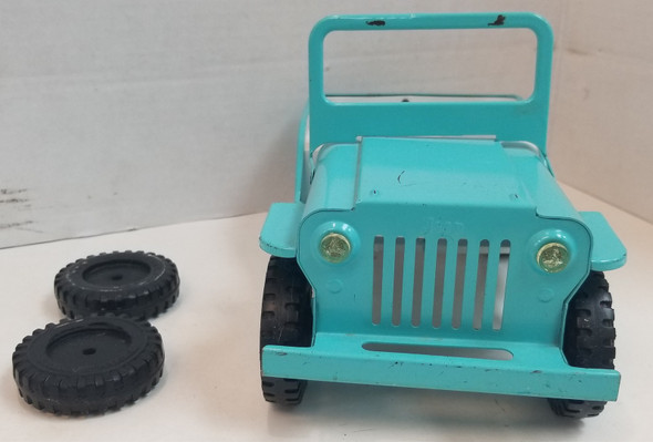 RESALE SHOP - VTG 1960's Tonka Jeep Dispatcher Turquoise - TERO-DISPATCHER-U5110