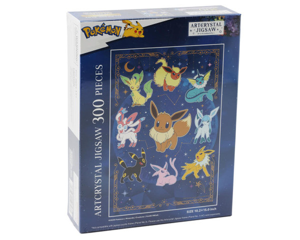 OakridgeStores.com | Ensky - Pokémon - Eevee Friends & Stars in Night  - 15"x10" - 300 Piece Jigsaw Puzzle 52743 4970381527433