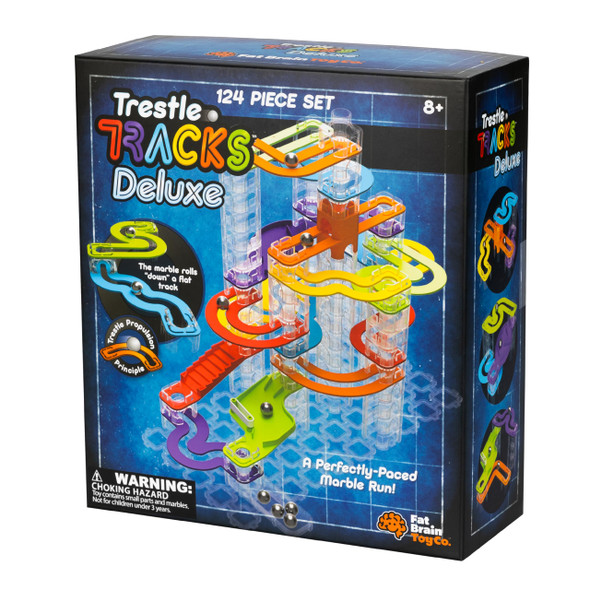 OakridgeStores.com | Fat Brain Toys - Trestle Tracks New Deluxe Set - Marble Run Building & Construction FA486-1 810074275071