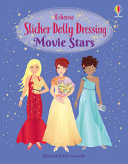 OakridgeStores.com | Usborne - Sticker Dolly Dressing Movie Stars - Sticker Dress-Up Activity Book for Ages 6+ - 9781805078777