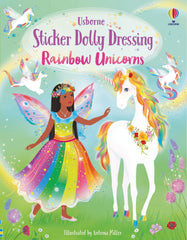 OakridgeStores.com | Usborne - Sticker Dolly Dressing Rainbow Unicorns - Sticker Activity Book with Over 200 Stickers for Ages 6+ - 9781805317333