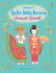 OakridgeStores.com | Usborne - Sticker Dolly Dressing Around the World - Dress-Up Sticker Book for Ages 6+ - 9781805317524