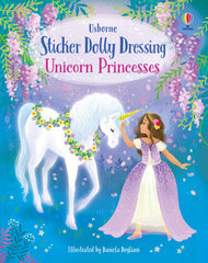 OakridgeStores.com | Usborne - Sticker Dolly Dressing Unicorn Princesses - Sticker Activity Book for Ages 6+ - 9781836052715