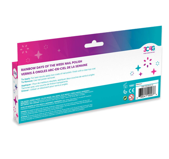 OakridgeStores.com | Make It Real - Bright Nail Polish Set for Girls & Teens - 7 Kid-Safe Colors DIY Manicure Kit for Ages 8+ - 10007 638241100076