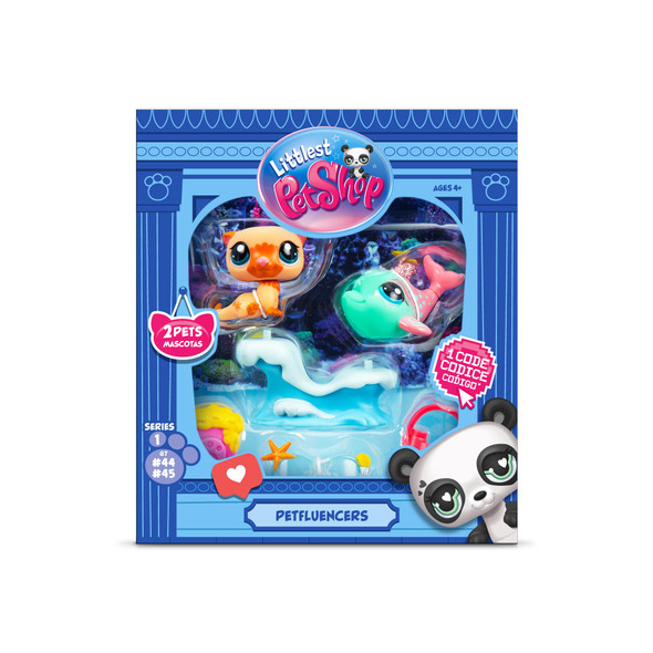 OakridgeStores.com | SCHYLLING - Littlest Pet Shop Petfluencer Pairs Series 1 - Collectible Toy Figures w/ Virtual Play Code - 560 885561005608