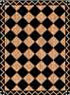 OakridgeStores.com | Brodnax Prints - Floorcloth: Zig Zag - Fabric - 1:12 Scale Dollhouse Miniature Flooring - FC111