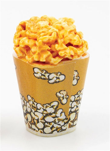 OakridgeStores.com | Artisan Creations - Popcorn Box, Yellow - 1" Scale Dollhouse Miniature - 332