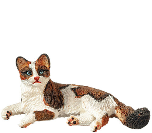 OakridgeStores.com | Aztec - Cat Figure - 1:12 Scale Dollhouse Miniature - A6003