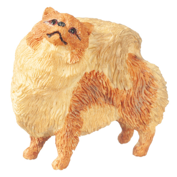 OakridgeStores.com | Aztec - Pomeranian - 1:12 Scale Dollhouse Miniature Figure - A6024