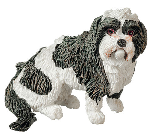 OakridgeStores.com | Aztec - Lhaso Apso - 1:12 Scale Dollhouse Miniature Figure - A6025