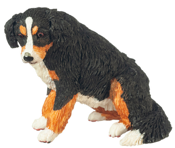OakridgeStores.com | Aztec - Bernese Mountain Dog - 1" Scale Dollhouse Miniature Figure - A6031