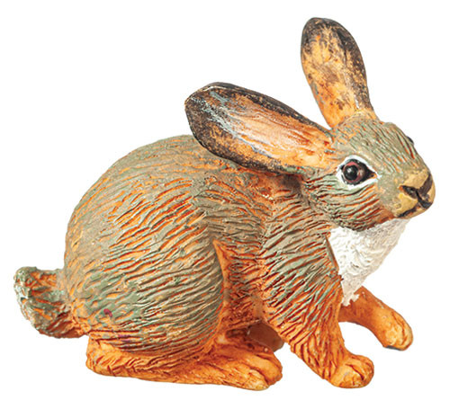 OakridgeStores.com | Aztec - Rabbit - Animal Figure - 1 Scale Dollhouse Miniature - A6056