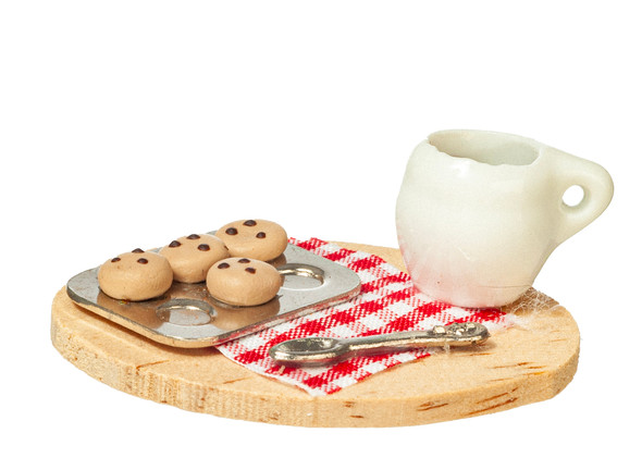 OakridgeStores.com | Aztec - Cookies with Coffee - Dessert Set - 1:12 Scale Dollhouse Miniature Food - A9946