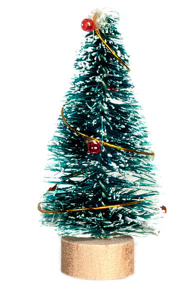 OakridgeStores.com | Aztec - 1.5 Inch Trees with Snow - Set of 12 - 1:12 Scale Dollhouse Miniature - B0228