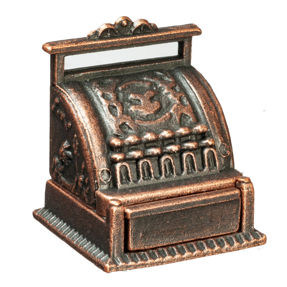 OakridgeStores.com | Aztec - Cash Register - Bronze - 1" Scale Dollhouse Miniature General Store Accessory - B0286