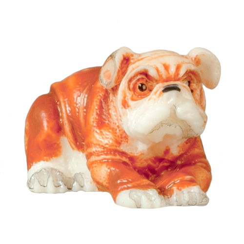 OakridgeStores.com | Aztec - Small Bulldog - 1" Scale Dollhouse Miniature Figure - B0343