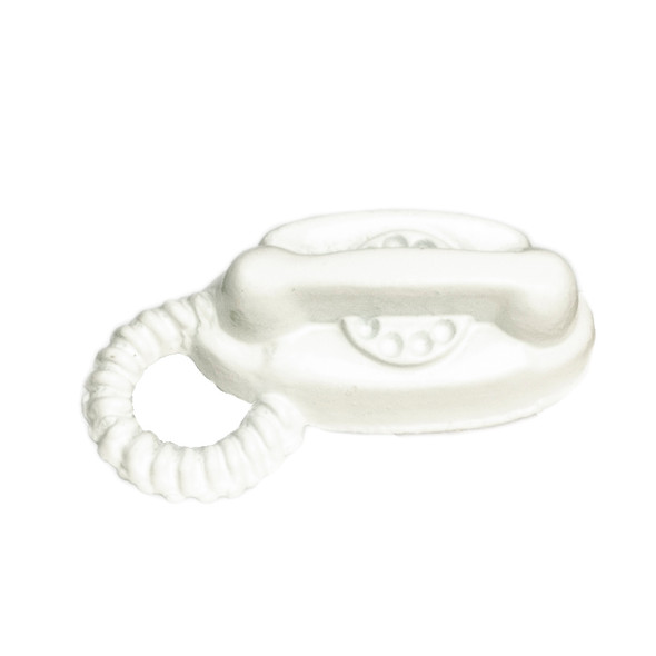 OakridgeStores.com | Aztec - Princess Phone - White - 1:12 Scale Dollhouse Miniature - B0502