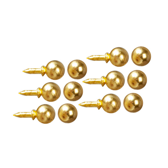 OakridgeStores.com | Aztec - Drawer Pulls - Chrome - Set of 12 - 1" Scale Dollhouse Miniature - B0529