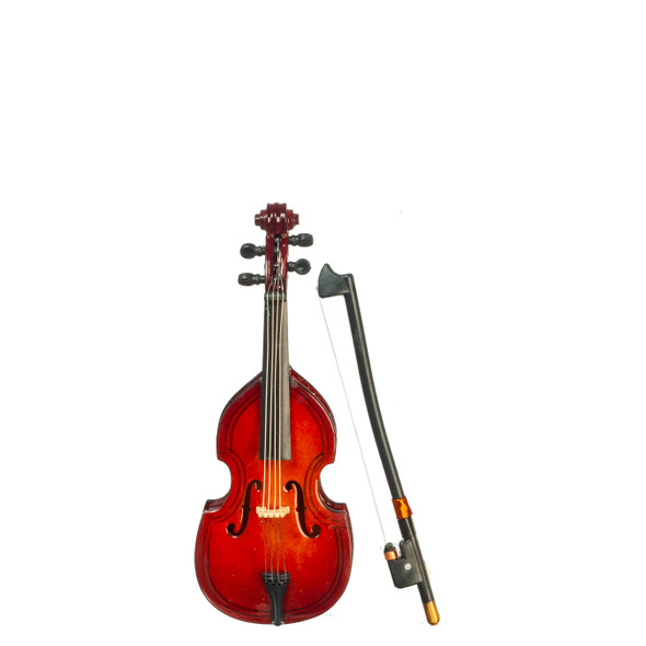 OakridgeStores.com | Aztec - Bass with Case - 1 Scale Dollhouse Miniature - B0633