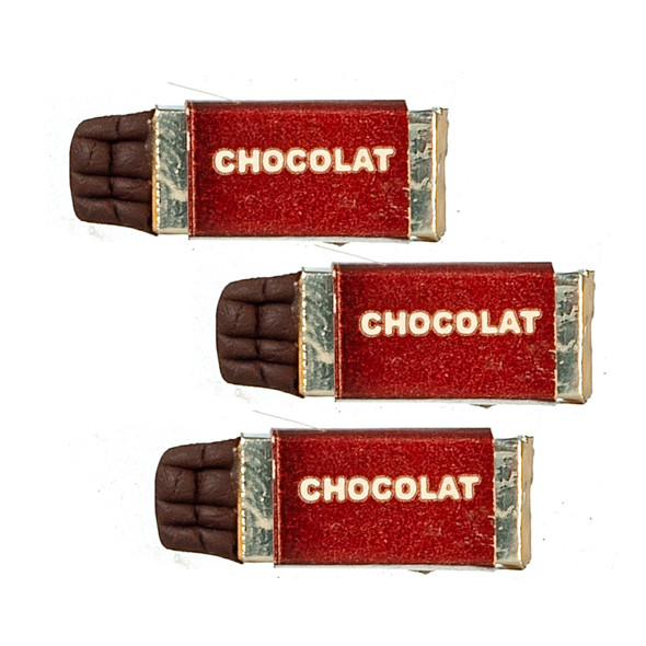 OakridgeStores.com | Aztec - Chocolates - Set of 3 - 1" Scale Dollhouse Miniature Food - B0656