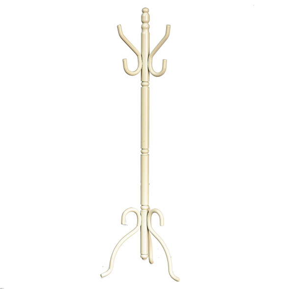 OakridgeStores.com | Aztec - Hall Coat Tree - White - 1" Scale Dollhouse Miniature - B0688