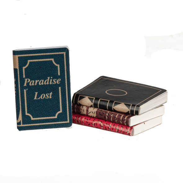 OakridgeStores.com | Aztec - Books - Set of 4 - 1" Scale Dollhouse Miniature - B0713