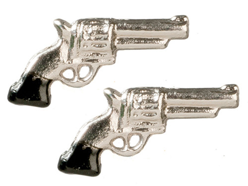 OakridgeStores.com | Aztec - Pistols - Set of 2 - 1" Scale Dollhouse Miniature - B1495