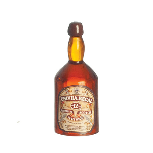 OakridgeStores.com | Aztec - Large Whiskey Bottle - Beverage Accessory - 1" Scale Dollhouse Miniature - B3333