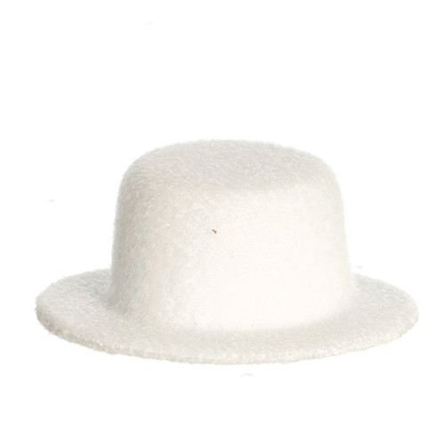 OakridgeStores.com | Aztec - White Hat - Clothing Accessory - 1:12 Scale Dollhouse Miniature - B3344