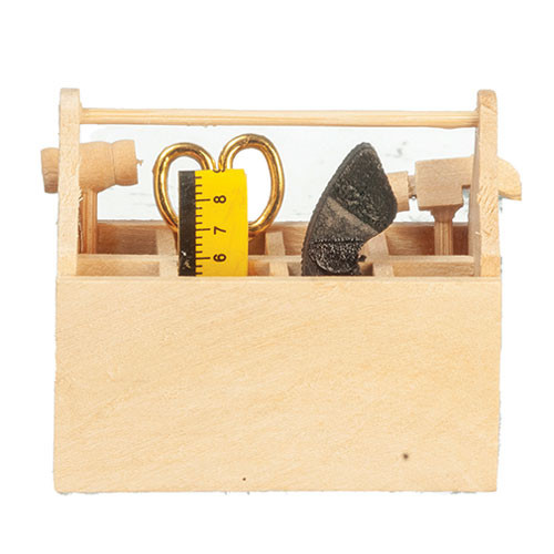 OakridgeStores.com | Aztec - Tool Box with Tools - 1 Scale Dollhouse Miniature - C1096