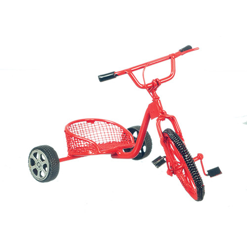 OakridgeStores.com | Aztec - Red Pedal Car - Toys & Games Accessory - 1" Scale Dollhouse Miniature - EIWF594