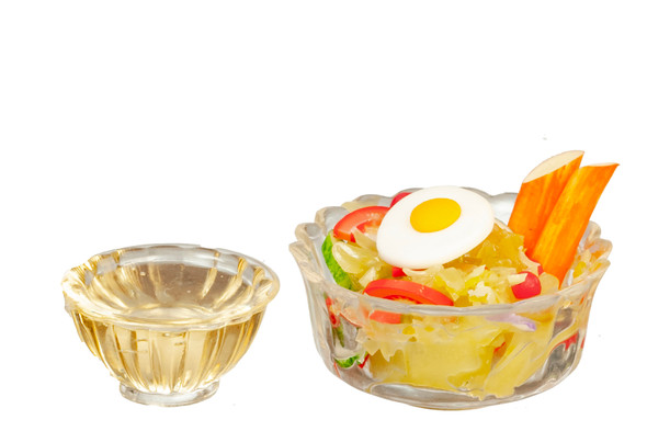 OakridgeStores.com | Aztec - Salad with Dressing - 1" Scale Dollhouse Miniature Food - G5943