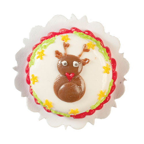 OakridgeStores.com | Aztec - Reindeer Cake - 1" Scale Dollhouse Miniature - G5965