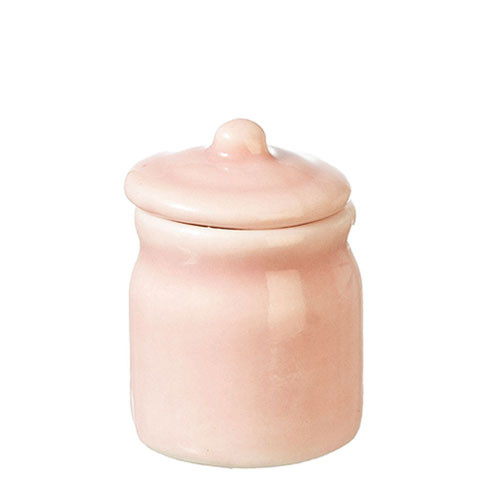 OakridgeStores.com | Aztec - Pink Cookie Jar - 1" Scale Dollhouse Miniature - G5992