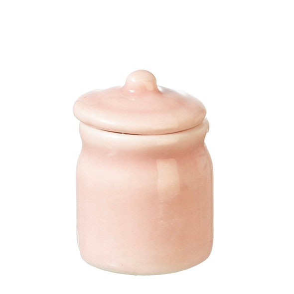 OakridgeStores.com | Aztec - Pink Cookie Jar - 1" Scale Dollhouse Miniature - G5992