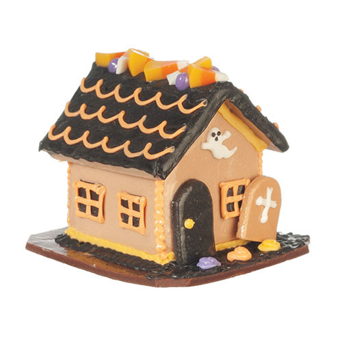 OakridgeStores.com | Aztec - Halloween Gingerbread House - 1" Scale Dollhouse Miniature - G6011